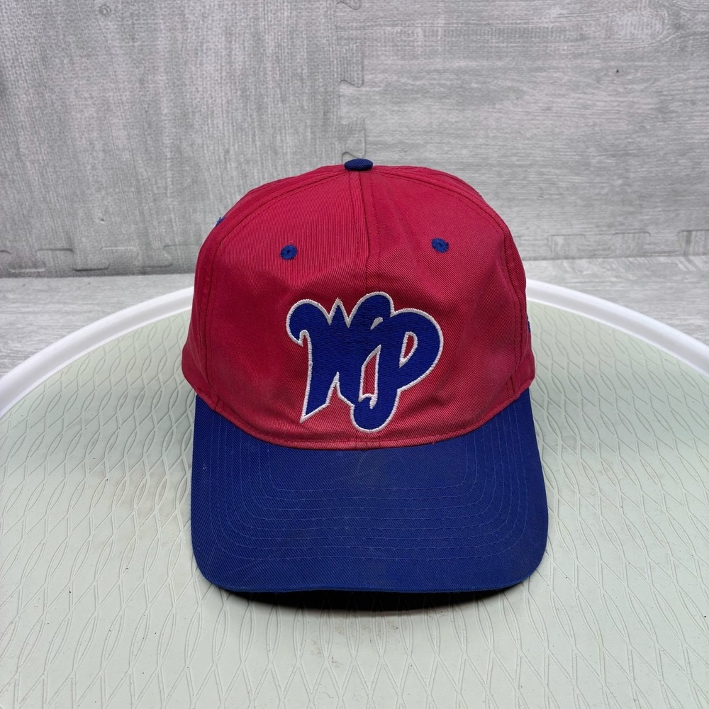Vintage WP All Stars Hat Cap Red Blue Snapback 1996 Baseball Team‎